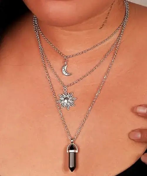 Buy Moon Sun Star Choker Necklace Online on Amazon in USA